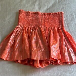 Shimmering Orange Skirt